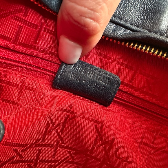 Christian Dior Lady Dior Cannage 2way Handbag- Navy Leather - Picture 4 of 16